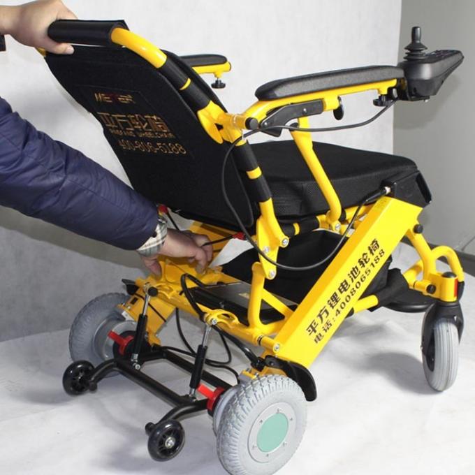 ISO13485 fauteuil roulant électrique pliable léger 0 de 6 km/h
